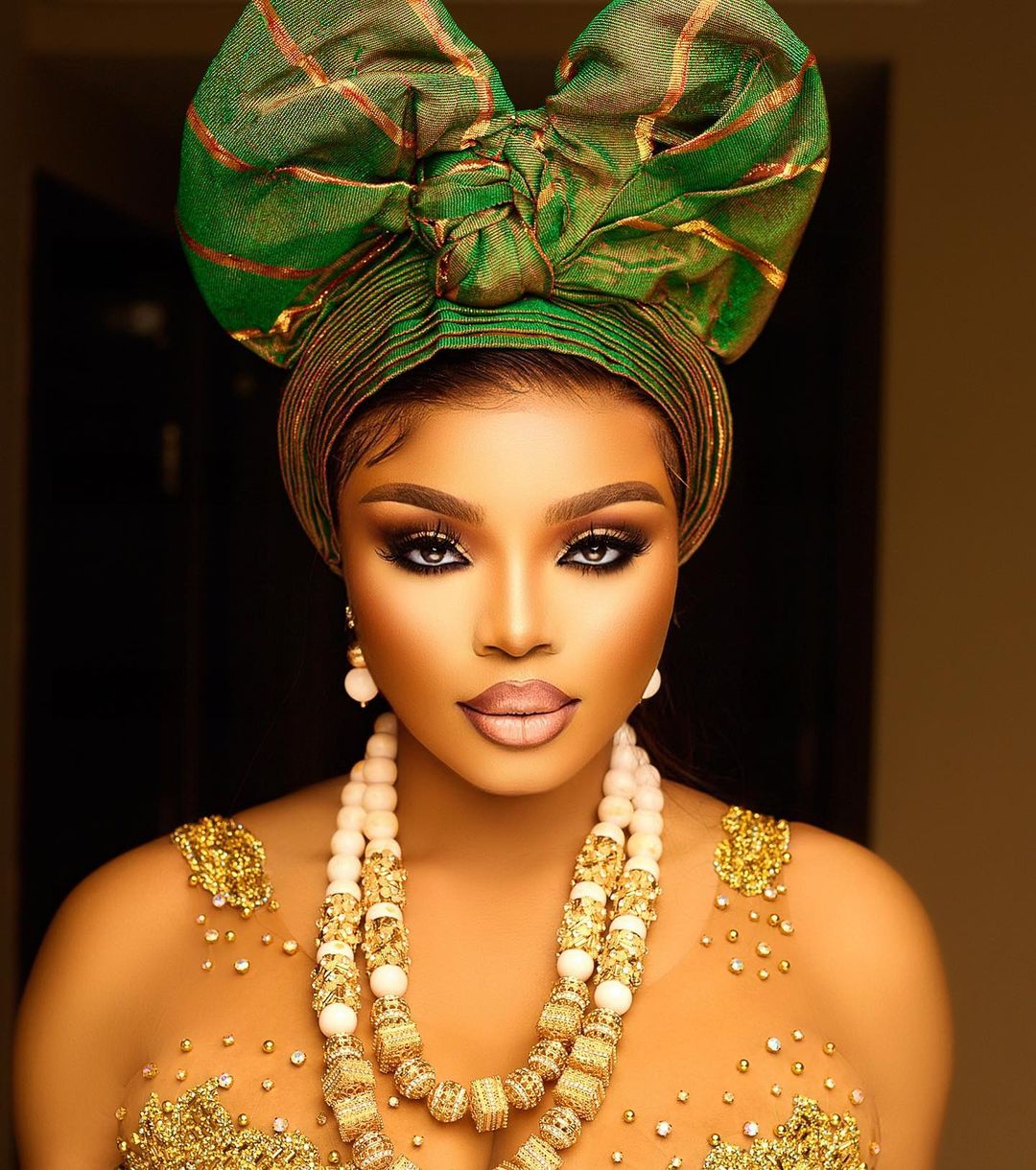 Different Gele Styles for your Owambe look from Rita Dominic wedding